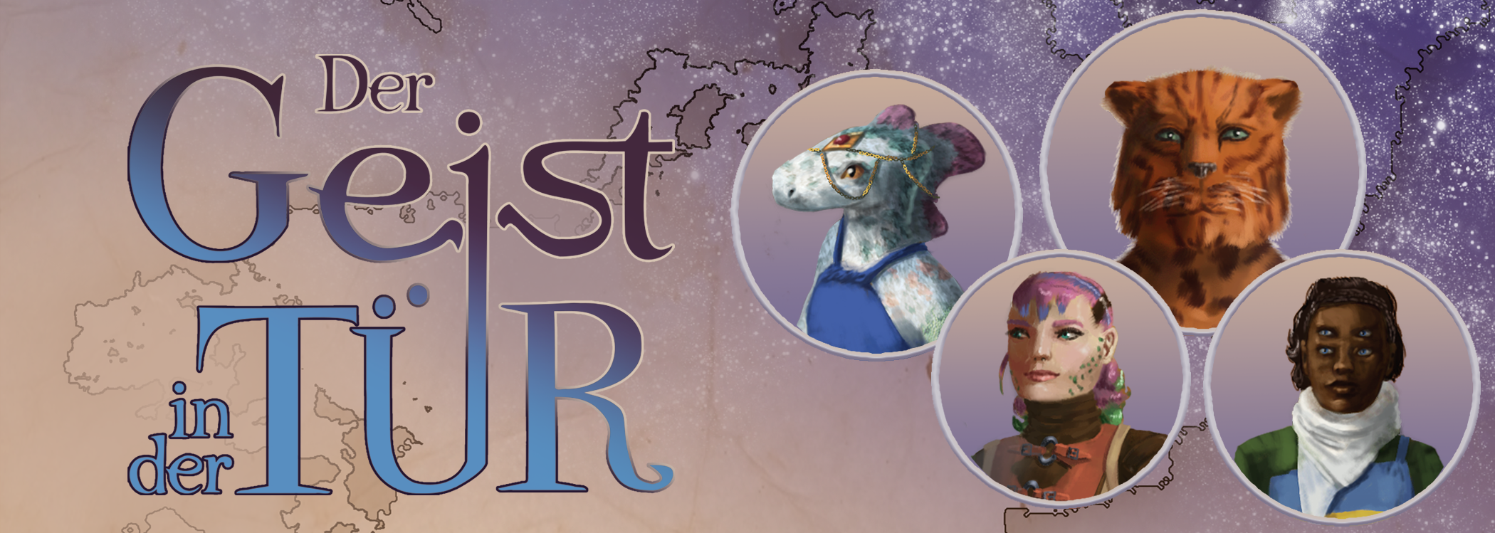 Der Geist in der Tür Banner